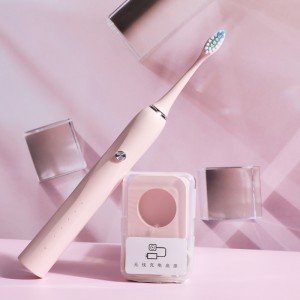360 Người lớn không dây có thể sạc lại Power Whitening ODM tự động Sonic Bàn chải đánh răng điện